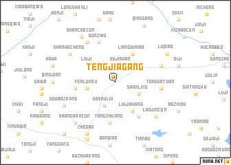 map of Tengjiagang