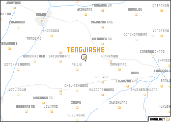 map of Tengjiashe
