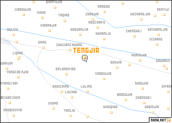 map of Tengjia