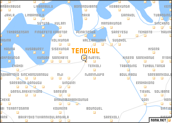 map of Tengkul