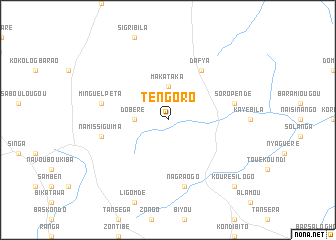 map of Tengoro