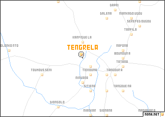 map of Tengréla