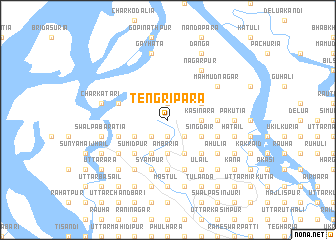 map of Tengripāra