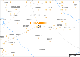 map of Tengsobdogo