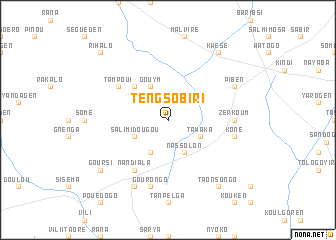 map of Tengsobiri