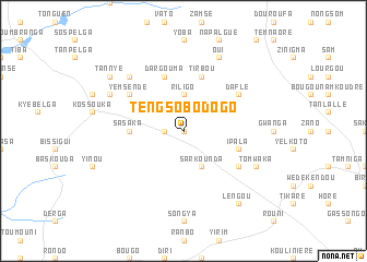 map of Tengsobodogo