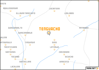 map of Tenguacho