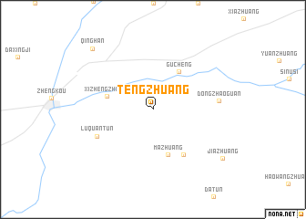 map of Tengzhuang