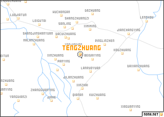 map of Tengzhuang