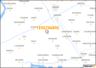 map of Tengzhuang