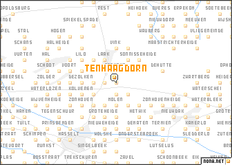 map of Ten Haagdorn