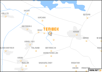 map of Tenibek