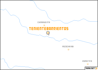 map of Teniente Barrientos