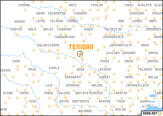 map of Tenio-an