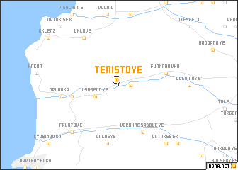 map of Tenistoye