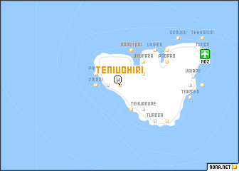 map of Teniuohiri