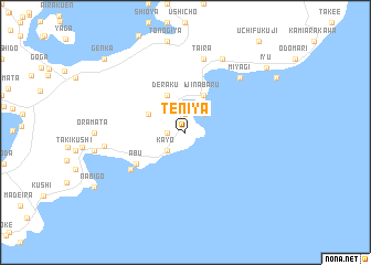 map of Teniya