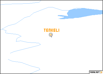 map of Tenkeli