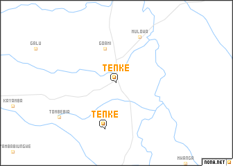 map of Tenke