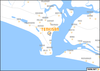map of Tenkisan