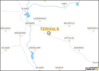 map of Tenkkula