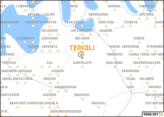 map of Tenkoli