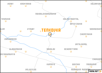 map of Tenʼkovka
