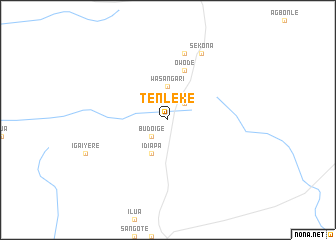 map of Tenleke