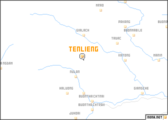 map of Ten Liêng