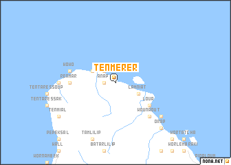 map of Tenmérer