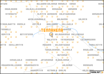 map of Tennahena