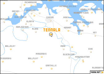 map of Tennala