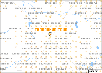 map of Tennankuriyawa