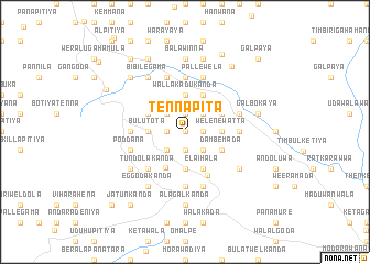 map of Tennapita