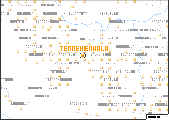 map of Tennehenwala