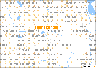 map of Tennekongama