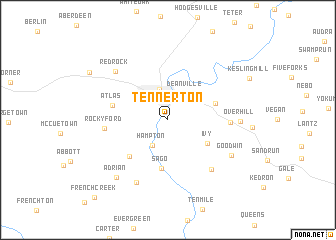 map of Tennerton