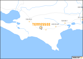 map of Tennessee