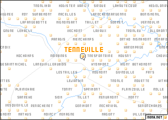 map of Tenneville