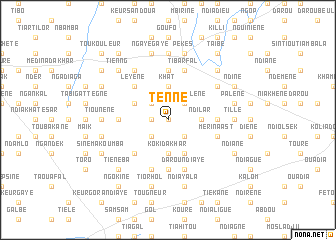 map of Tenne