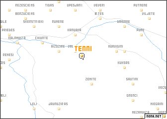 map of Teņņi