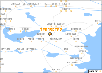 map of Tennsäter