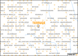 map of Tennuge