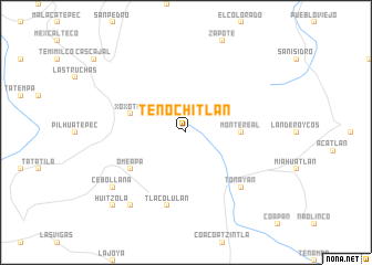 map of Tenochitlán