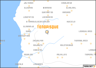 map of Tenopisque