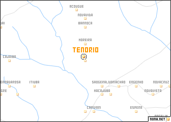 map of Tenório