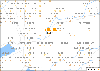 map of Tenorio