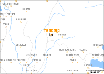map of Tenorio
