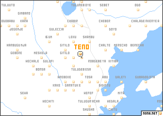 map of Tʼēno