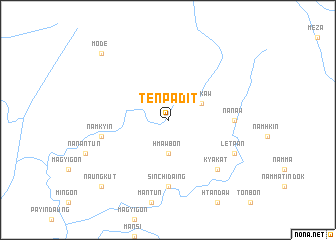 map of Tenpadit